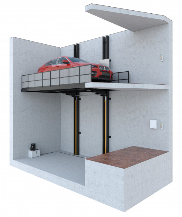 Консольный автомобильный лифт - 5000 кг Фото