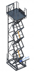 Ножничный строительный подъемник 2000 кг, 9 м Фото в Москве