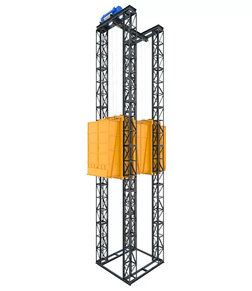 Четырехмачтовый подъемник - 1000 кг, 15 м Фото в Москве