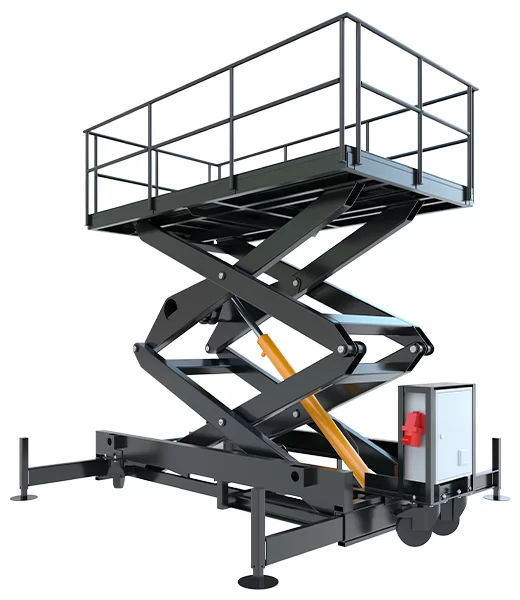 Ножничный передвижной подъемник 1000 кг, 9 м Фото в Москве