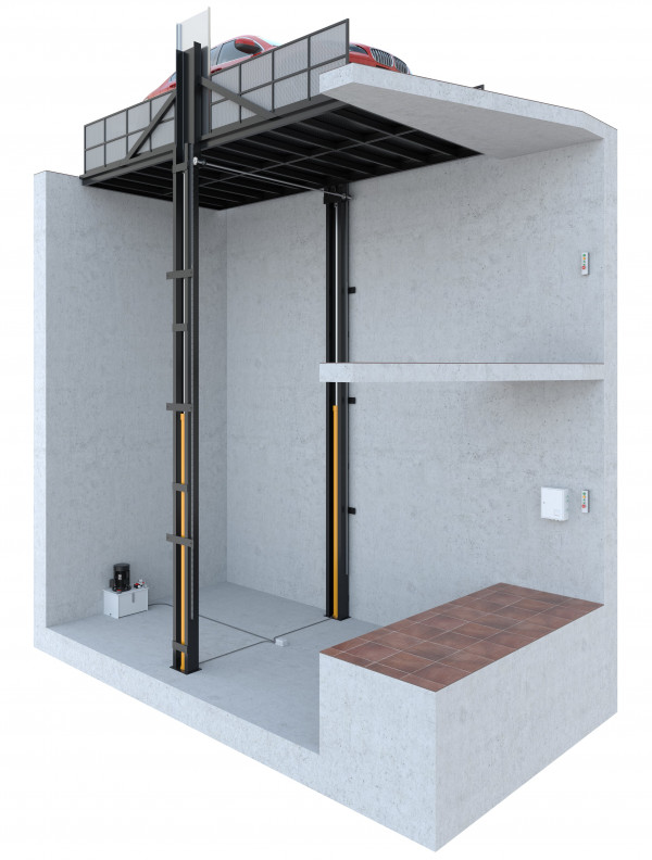 Двухколонный автомобильный лифт - 10000 кг Фото