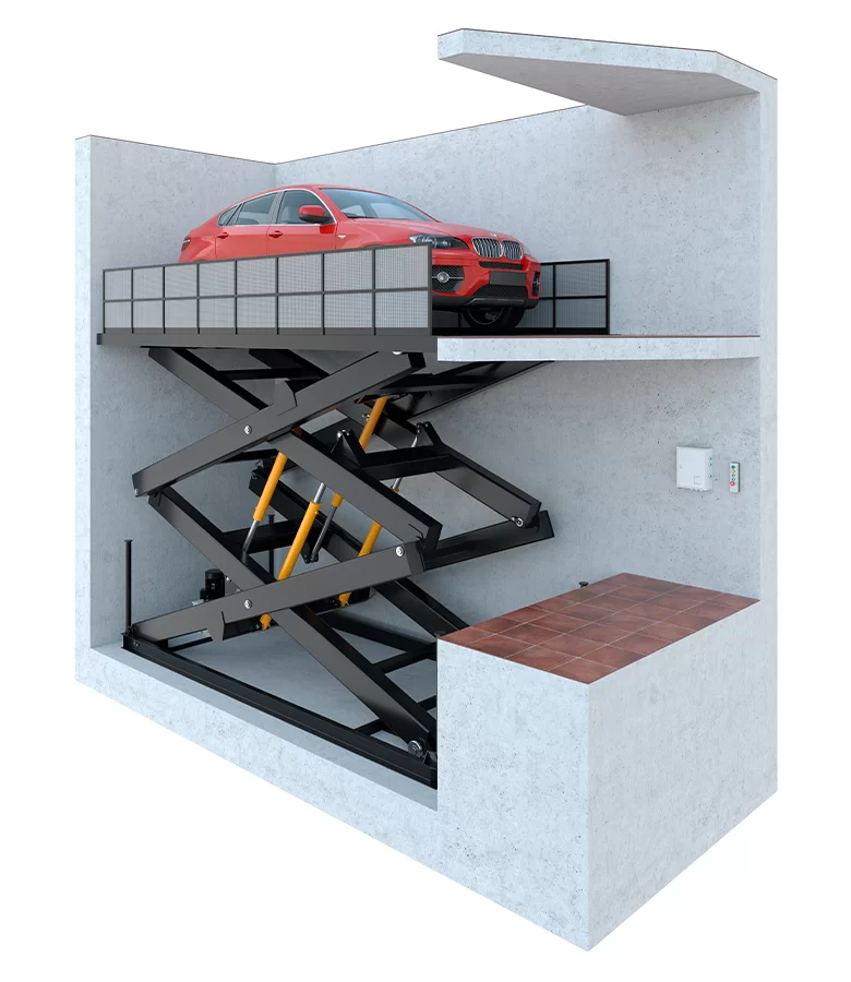 Двухножничный автомобильный лифт - 5000 кг Фото