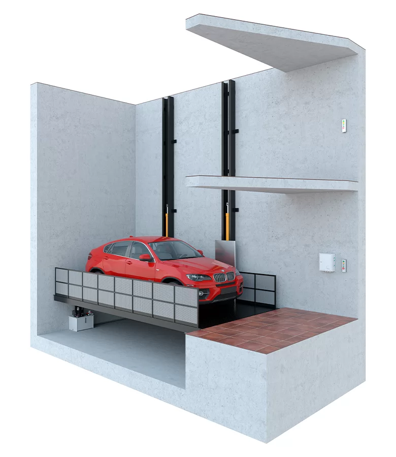 Консольный автомобильный лифт - 3000 кг Фото