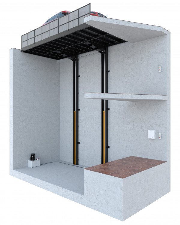 Консольный автомобильный лифт - 10000 кг Фото